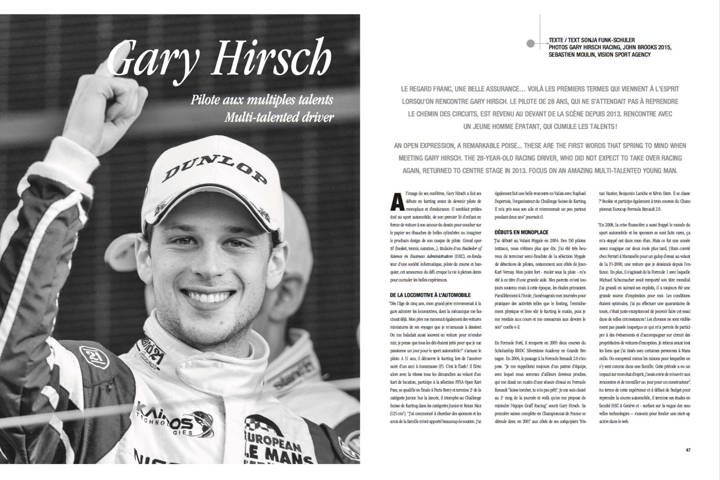 Roadbook Magazine features Hirsch